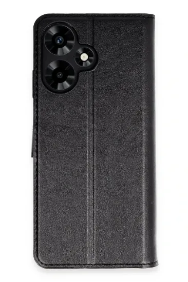 Newface İnfinix Hot 30 4G Kılıf Trend S Plus Kapaklı Kılıf - Siyah resmi