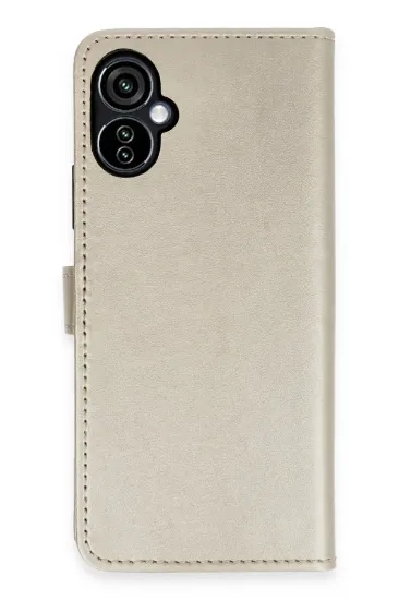 Newface Tecno Camon 19 Neo Kılıf Trend S Plus Kapaklı Kılıf - Gold resmi