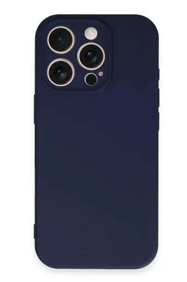 Newface iPhone 16 Pro Kılıf First Silikon - Lacivert resmi