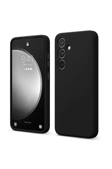 Newface Samsung Galaxy S24 FE Kılıf First Silikon - Siyah resmi
