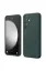 Newface Samsung Galaxy S24 FE Kılıf First Silikon - Koyu Yeşil resmi