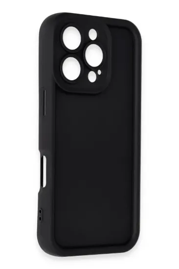 Newface iPhone 16 Pro Max Kılıf Viera Silikon - Siyah resmi
