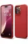 Newface iPhone 16 Pro Max Kılıf Nano içi Kadife Silikon - Kırmızı resmi