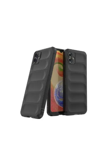 Newface Samsung Galaxy A06 Kılıf Optimum Silikon - Siyah resmi