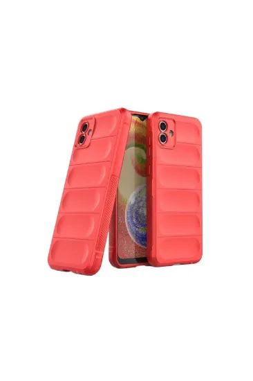 Newface Samsung Galaxy A06 Kılıf Optimum Silikon - Kırmızı resmi