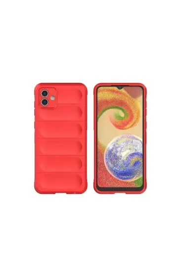 Newface Samsung Galaxy A06 Kılıf Optimum Silikon - Kırmızı resmi