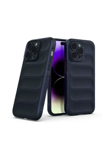 Newface iPhone 16 Pro Max Kılıf Optimum Silikon - Lacivert resmi