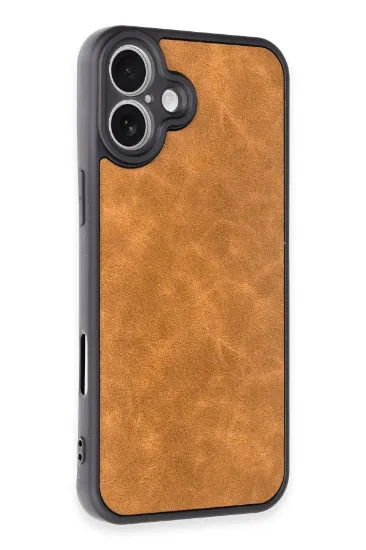 Newface iPhone 16 Plus Kılıf Aras Deri Kapak - Taba resmi