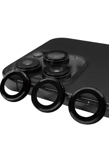 Newface iPhone 14 Pro Raze Metal Kamera Lens - Siyah resmi