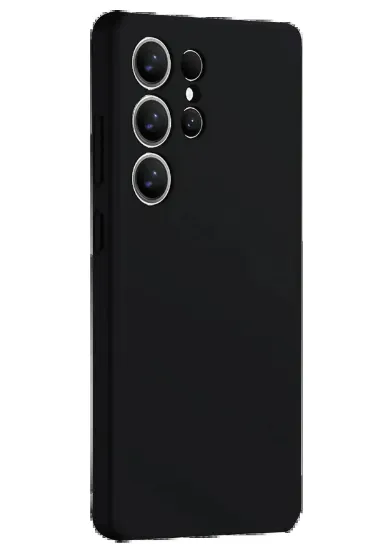 Newface Samsung Galaxy S25 Ultra Kılıf Nano içi Kadife Silikon - Siyah resmi