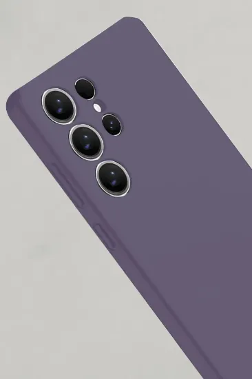 Newface Samsung Galaxy S25 Ultra Kılıf Nano içi Kadife Silikon - Mor resmi