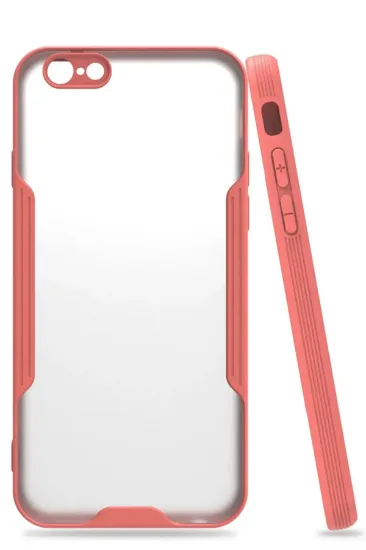 Newface iPhone 6 Kılıf Platin Silikon - Pembe resmi