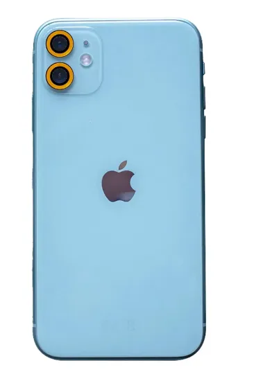 Newface iPhone 11 Neon Fosforlu Kamera Lens - Sarı resmi