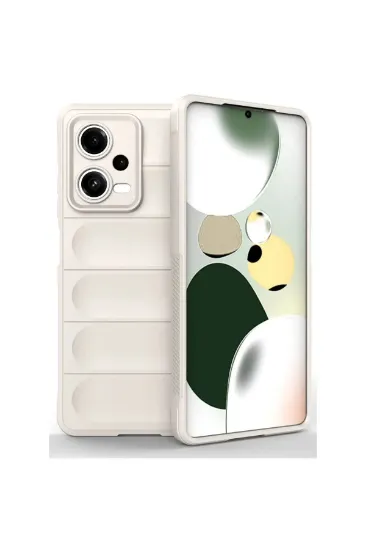 Newface Xiaomi Poco X5 5G Kılıf Optimum Silikon - Krem resmi
