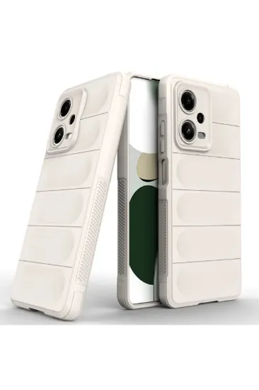 Newface Xiaomi Poco X5 5G Kılıf Optimum Silikon - Krem resmi