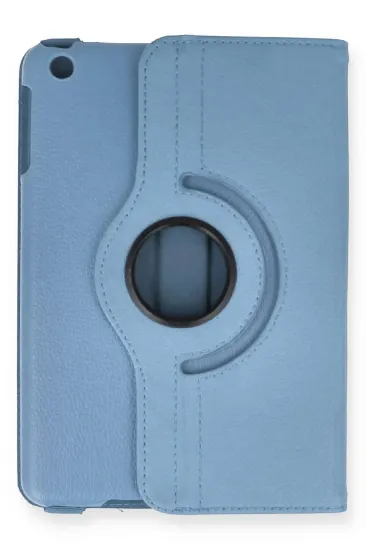 Newface iPad Mini 1 Kılıf 360 Tablet Deri Kılıf - Turkuaz resmi