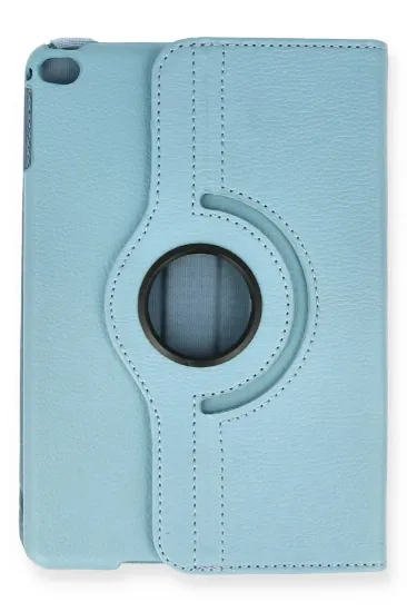 Newface iPad Mini 4 Kılıf 360 Tablet Deri Kılıf - Turkuaz resmi