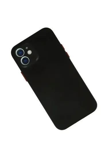 Newface iPhone 12 Mini Kılıf PP Ultra İnce Kapak - Siyah resmi