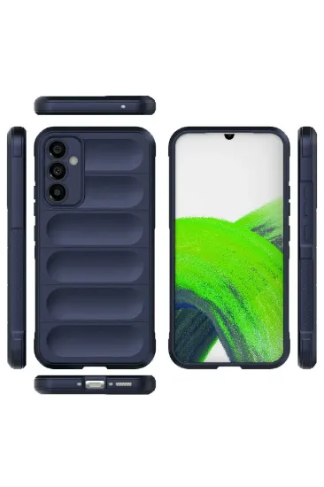 Newface Samsung Galaxy A24 4G Kılıf Optimum Silikon - Lacivert resmi