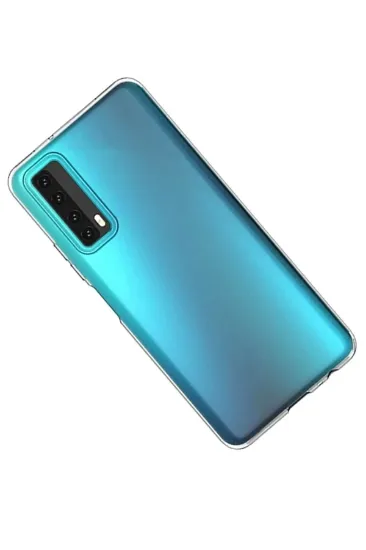 Newface Huawei P Smart 2021 Kılıf Lüx Şeffaf Silikon - Şeffaf resmi