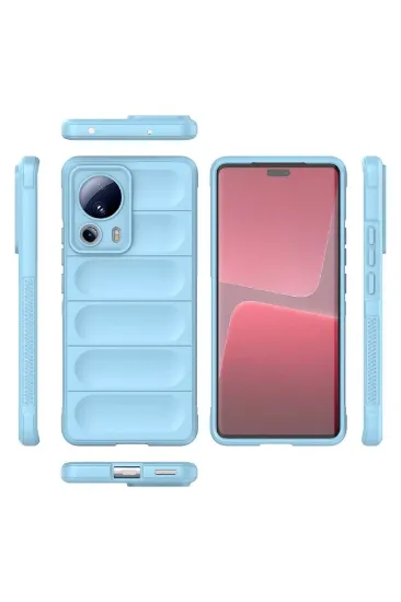 Newface Xiaomi Mi 13 Lite Kılıf Optimum Silikon - Sky Blue resmi