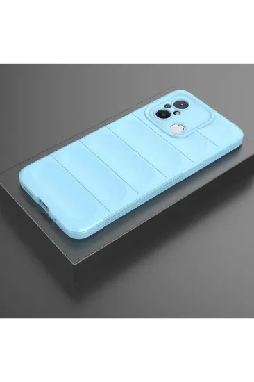 Newface Xiaomi Redmi 12C Kılıf Optimum Silikon - Sky Blue resmi
