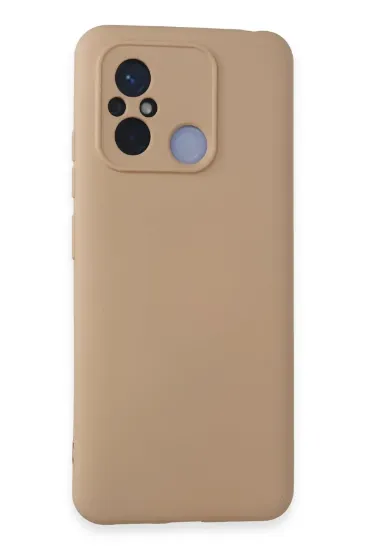 Newface Xiaomi Redmi 12C Kılıf Nano içi Kadife Silikon - Pudra resmi