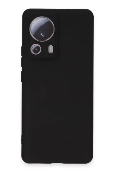 Newface Xiaomi Mi 13 Lite Kılıf Nano içi Kadife Silikon - Siyah resmi