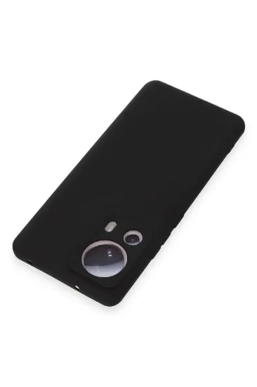 Newface Xiaomi Mi 13 Lite Kılıf Nano içi Kadife Silikon - Siyah resmi
