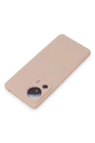 Newface Xiaomi Mi 13 Lite Kılıf Nano içi Kadife Silikon - Pudra resmi