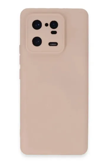 Newface Xiaomi Mi 13 Pro Kılıf Nano içi Kadife Silikon - Pudra resmi