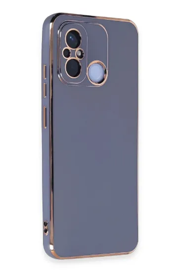 Newface Xiaomi Redmi 12C Kılıf Volet Silikon - Mavi resmi