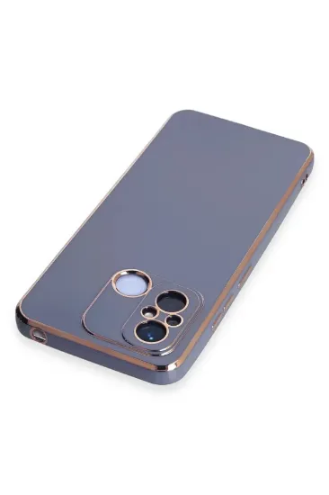 Newface Xiaomi Redmi 12C Kılıf Volet Silikon - Mavi resmi
