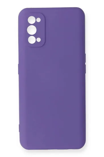 Newface Realme 7 Pro Kılıf Nano içi Kadife Silikon - Mor resmi