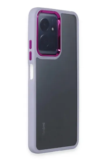 Newface Xiaomi Redmi Note 12 4G Kılıf Dora Kapak - Lila resmi