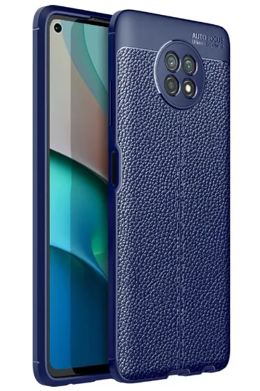Newface Xiaomi Redmi Note 9 5G Kılıf Auto Focus Kapak - Lacivert resmi