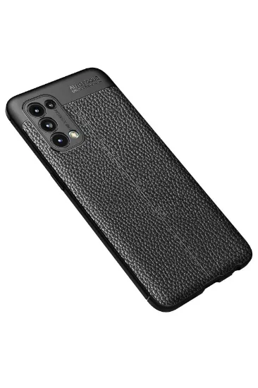 Newface Oppo Reno 5 Kılıf Auto Focus Kapak - Siyah resmi