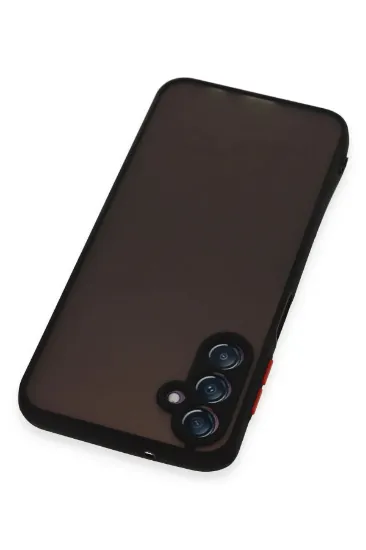 Newface Samsung Galaxy A24 4G Kılıf Montreal Silikon Kapak - Siyah resmi