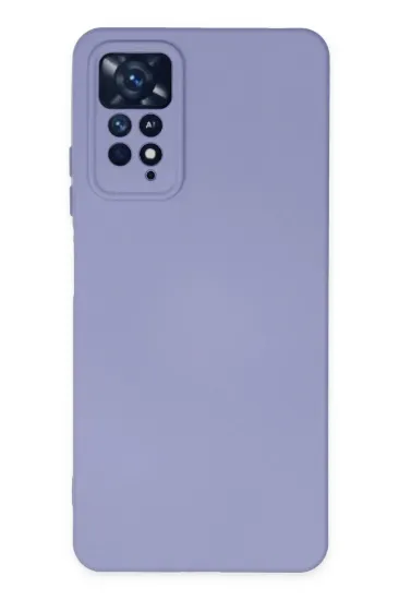 Newface Xiaomi Redmi Note 11 Pro Kılıf Nano içi Kadife Silikon - Lila resmi