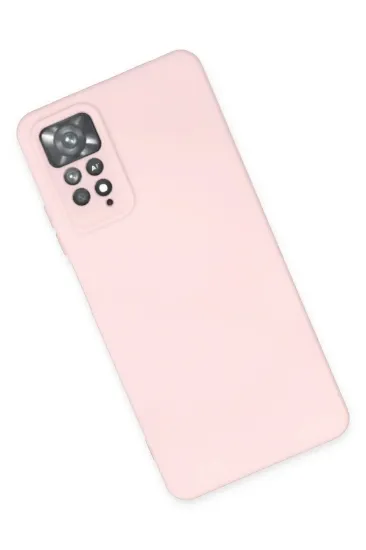 Newface Xiaomi Redmi Note 11 Pro Kılıf Nano içi Kadife Silikon - Pudra resmi