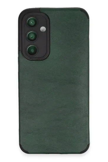 Newface Samsung Galaxy A54 5G Kılıf Loop Deri Silikon - Yeşil resmi