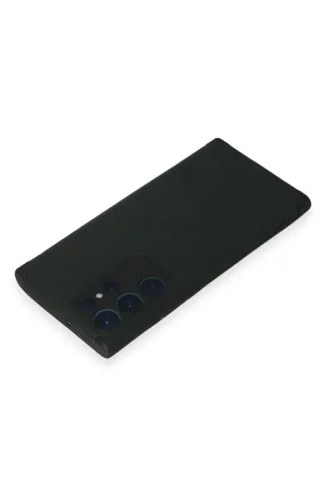 Newface Samsung Galaxy S22 Ultra Kılıf Loop Deri Silikon - Yeşil resmi