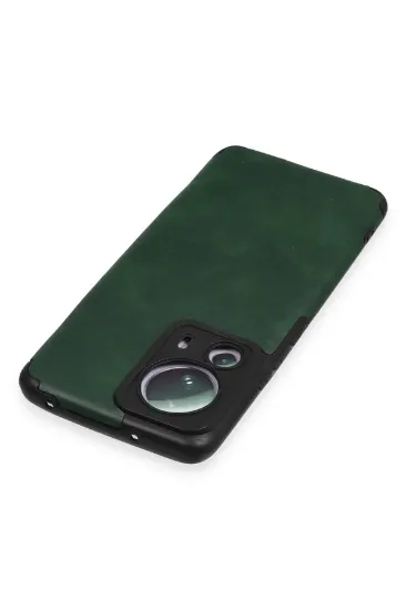 Newface Xiaomi Mi 13 Lite Kılıf Loop Deri Silikon - Yeşil resmi