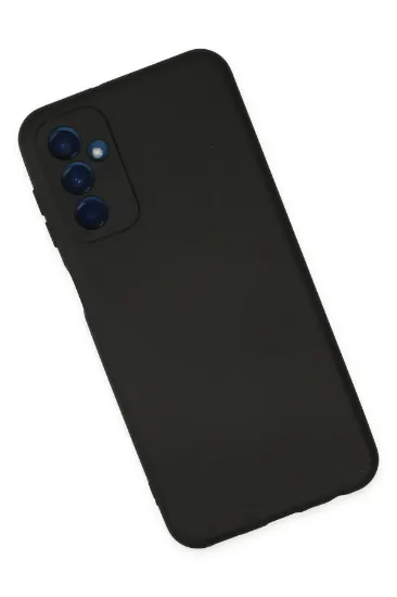 Newface Samsung Galaxy M23 Kılıf Nano içi Kadife Silikon - Siyah resmi