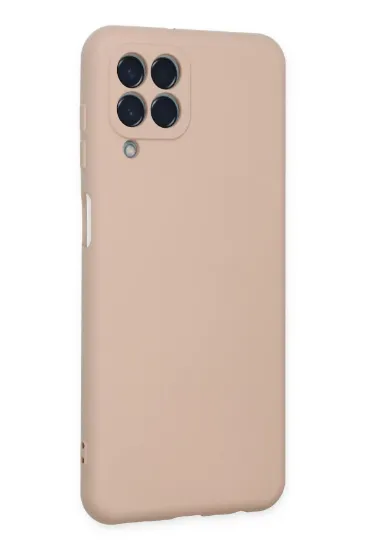 Newface Samsung Galaxy M33 Kılıf Nano içi Kadife Silikon - Pudra resmi