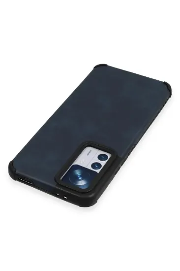Newface Xiaomi Mi 12T Kılıf Loop Deri Silikon - Lacivert resmi