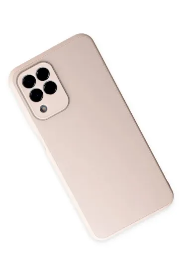 Newface Samsung Galaxy M33 Kılıf Glass Kapak - Pembe resmi