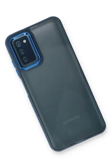 Newface Samsung Galaxy A03S Kılıf Dora Kapak - Mavi resmi