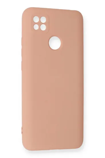 Newface Xiaomi Redmi 9C Kılıf Nano içi Kadife Silikon - Pudra resmi