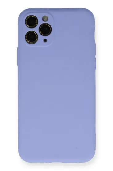 Newface iPhone 11 Pro Kılıf Nano içi Kadife Silikon- Lila resmi
